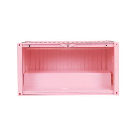 กล่องจัดเก็บโมเดล มีไฟ STACKO PLAY 35.5x19x17.5 ซม. สีชมพู_2