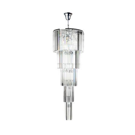 ไฟช่อ L&E 01-02751 สีเงิน/ใส 28 หัว_0