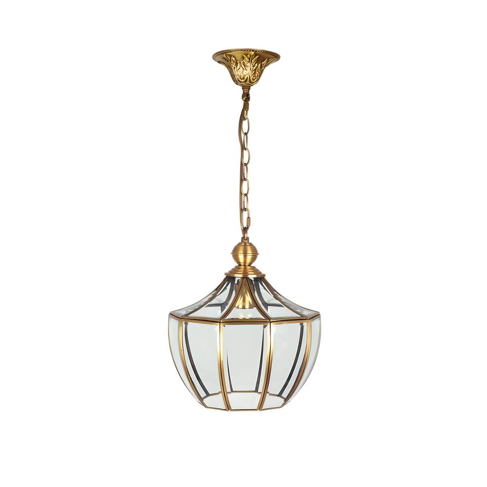 ไฟช่อ L&E 01-02058 สีทอง/ใส 1 หัว