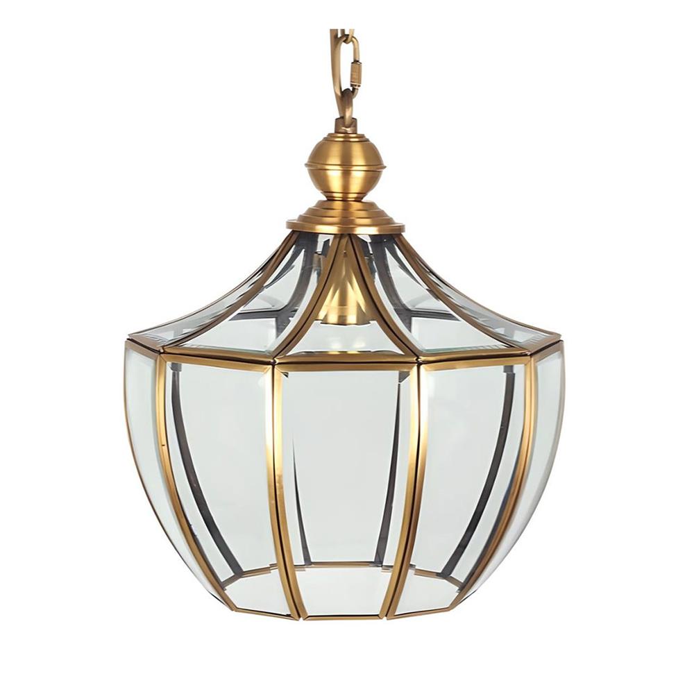 ไฟช่อ L&E 01-02058 สีทอง/ใส 1 หัว