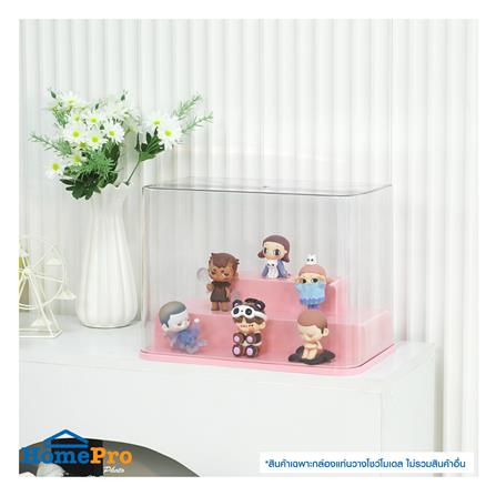 กล่องแท่นวางโชว์โมเดล STACKO PLAY 31x17.5x23 ซม. สีชมพู_5