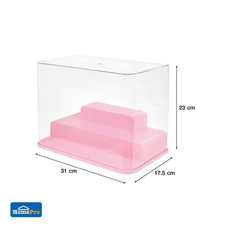 กล่องแท่นวางโชว์โมเดล STACKO PLAY 31x17.5x23 ซม. สีชมพู_7