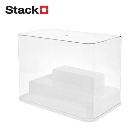 กล่องแท่นวางโชว์โมเดล STACKO PLAY 31x17.5x23 ซม. สีขาว_1