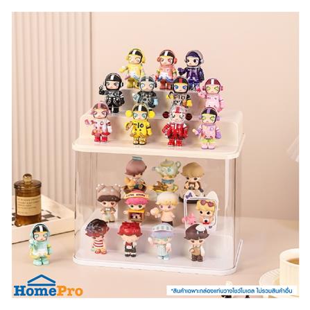 กล่องแท่นวางโชว์โมเดล STACKO PLAY 31x17.5x23 ซม. สีขาว_5