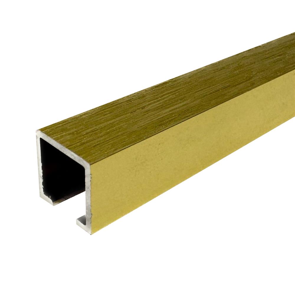 กรุยเชิงอะลูมิเนียม เกเตอร์ 10 มม. 2.1 ม. สีทองปัดลาย