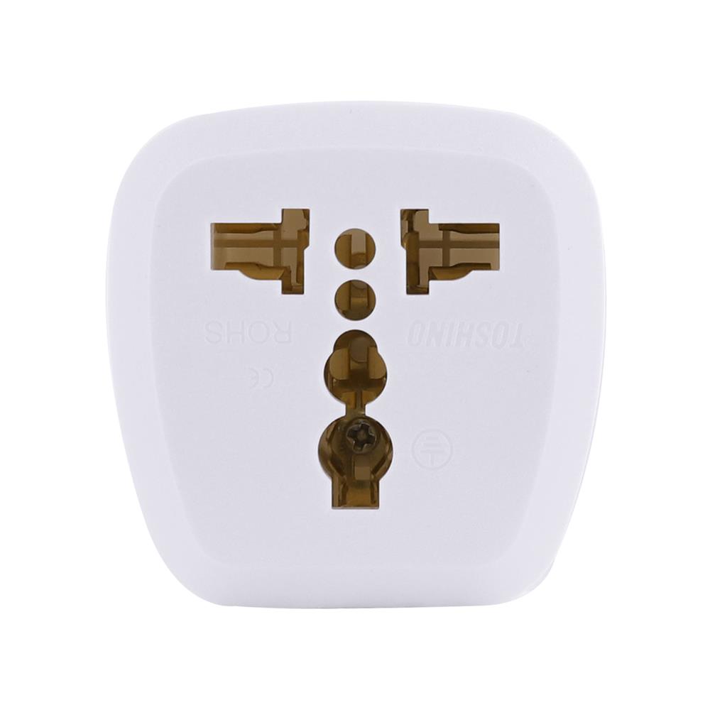 ปลั๊กแปลง 2 IN 1 UNIVERSAL 3 ขาแบน TOSHINO PL16A-UK 16 แอมป์