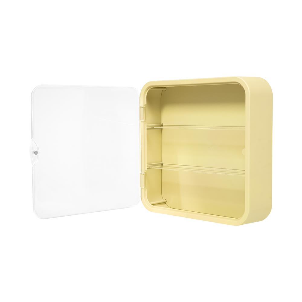 กล่องโชว์โมเดลติดผนัง STACKO PLAY 29.5x8x29.5 ซม. สีเหลือง