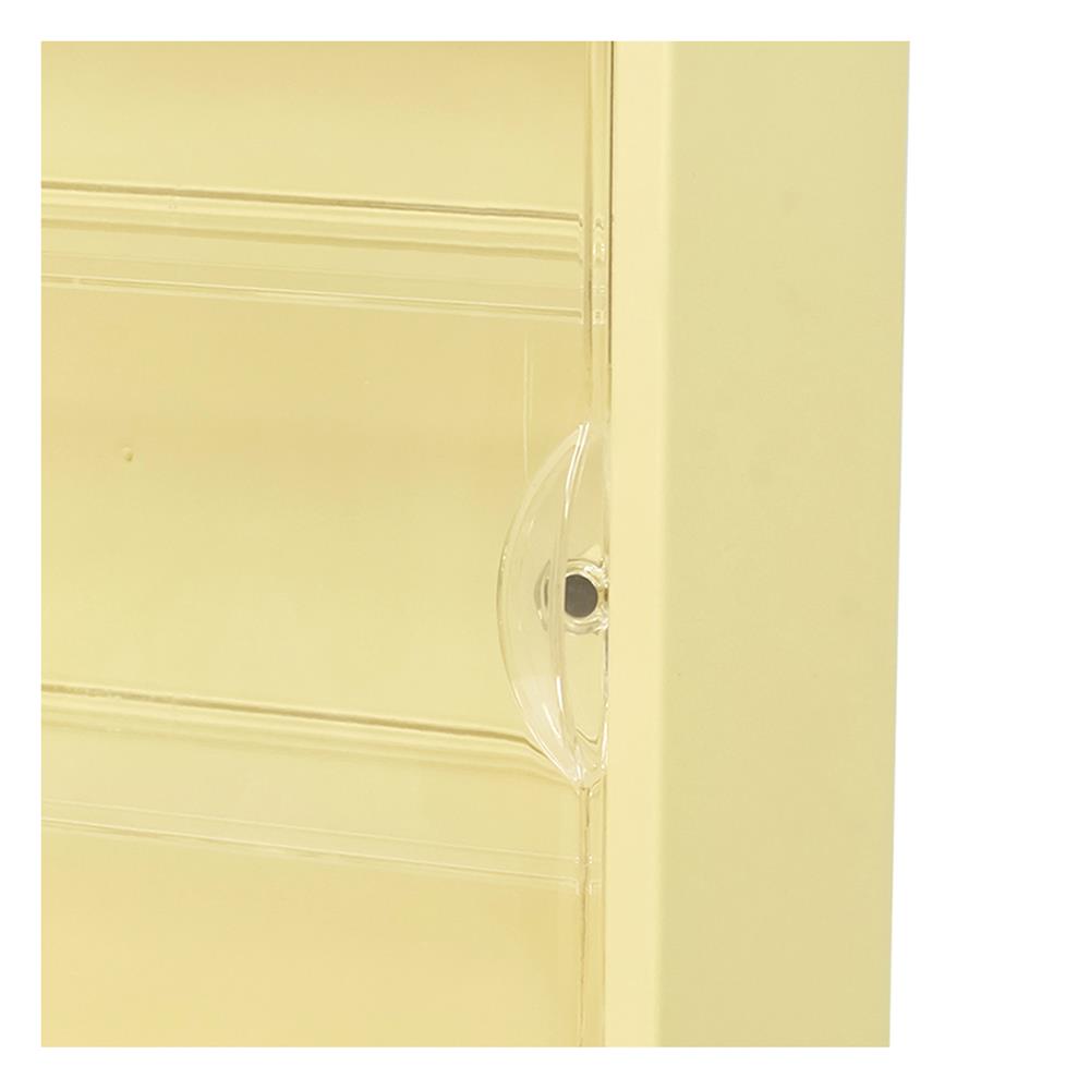 กล่องโชว์โมเดลติดผนัง STACKO PLAY 29.5x8x29.5 ซม. สีเหลือง