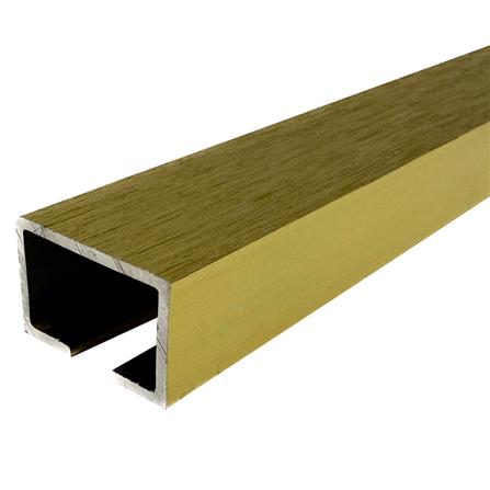 กรุยเชิงอะลูมิเนียม เกเตอร์ 15 มม. 2.1 ม. สีทองปัดลาย_0