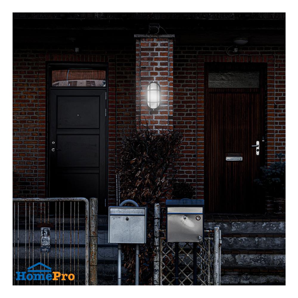 ไฟผนังภายนอก L&E 36-00146 สีดำ