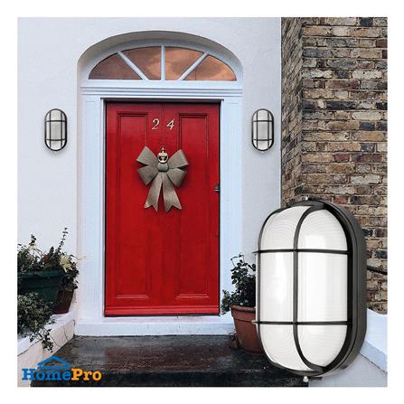 ไฟผนังภายนอก L&E 36-00146 สีดำ_4