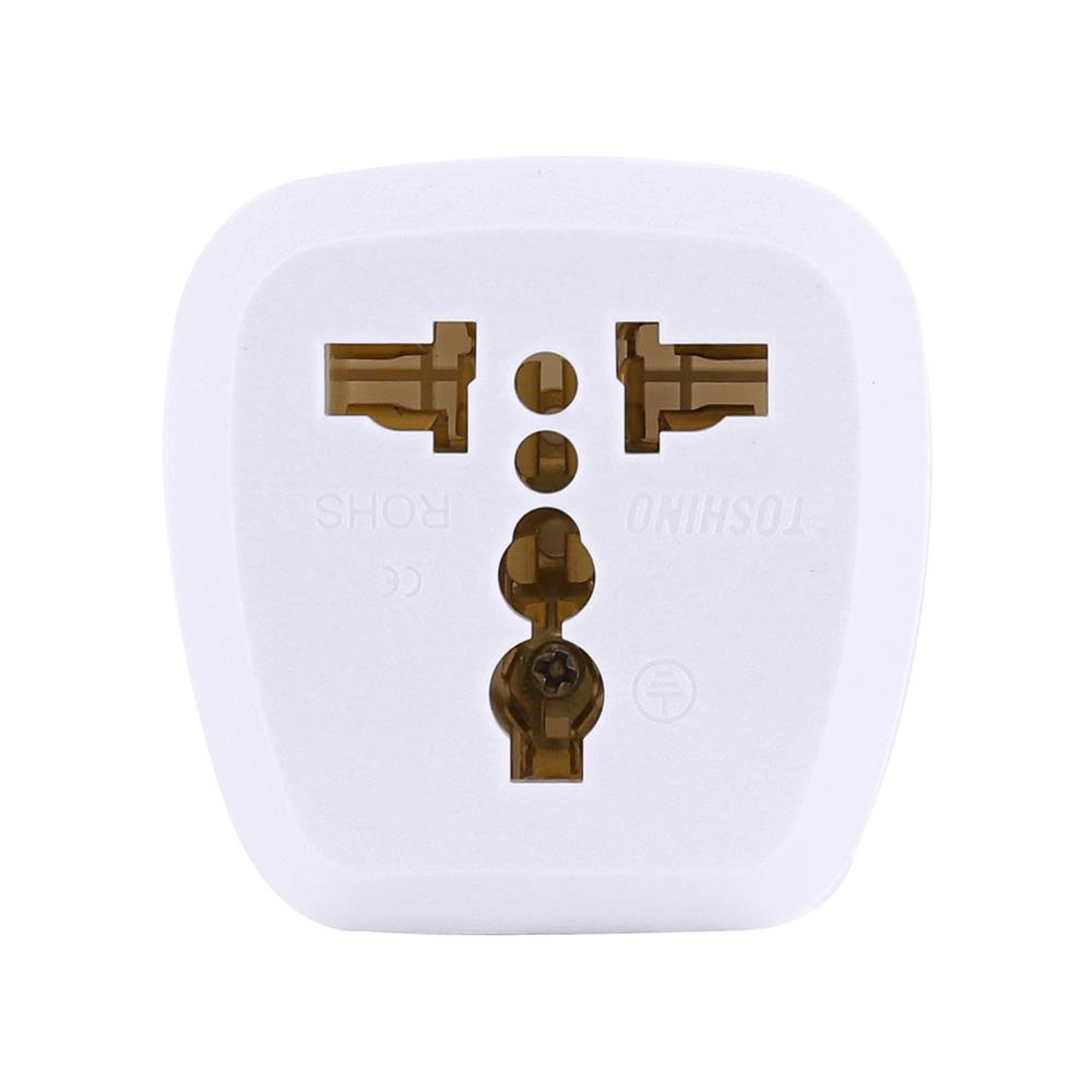 ปลั๊กแปลง 2 IN 1 UNIVERSAL 2 ขากลม TOSHINO PL16A-A 16 แอมป์