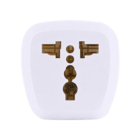 ปลั๊กแปลง 2 IN 1 UNIVERSAL 2 ขากลม TOSHINO PL16A-A 16 แอมป์_0