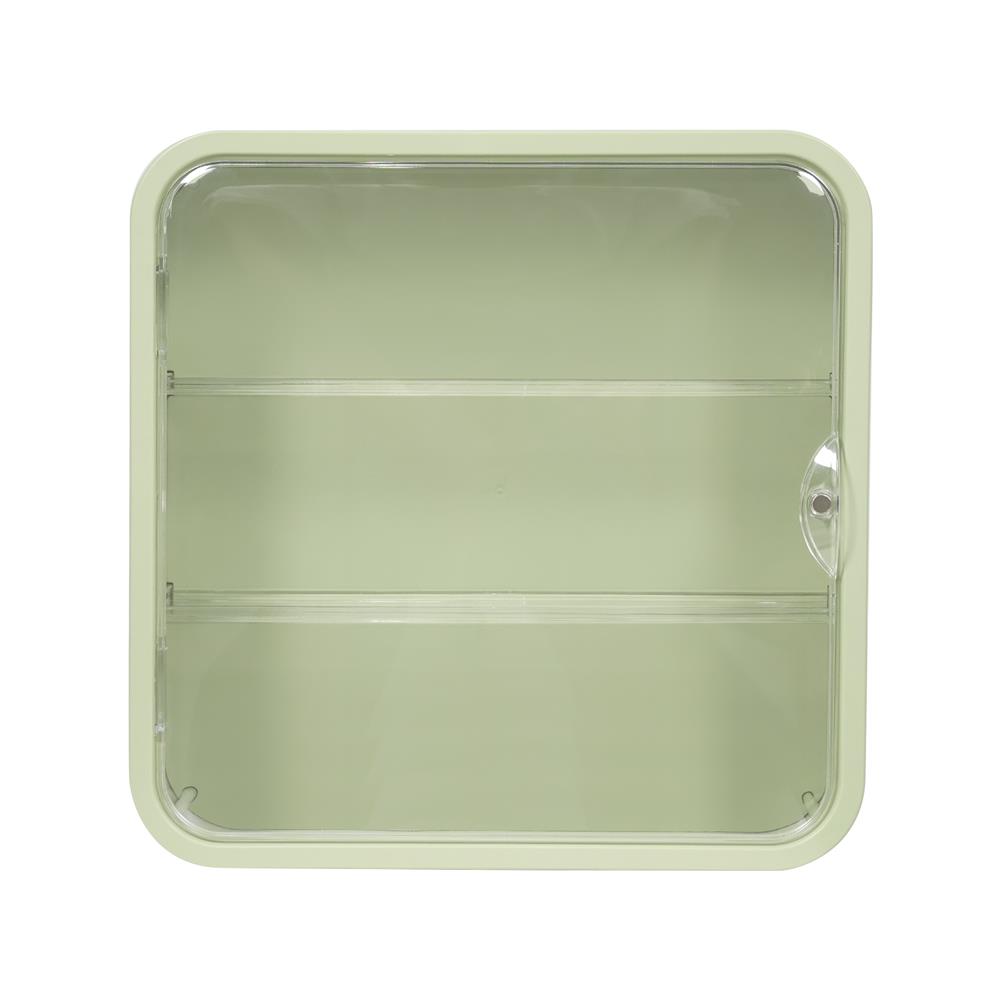 กล่องโชว์โมเดลติดผนัง STACKO PLAY 29.5x8x29.5 ซม. สีเขียว