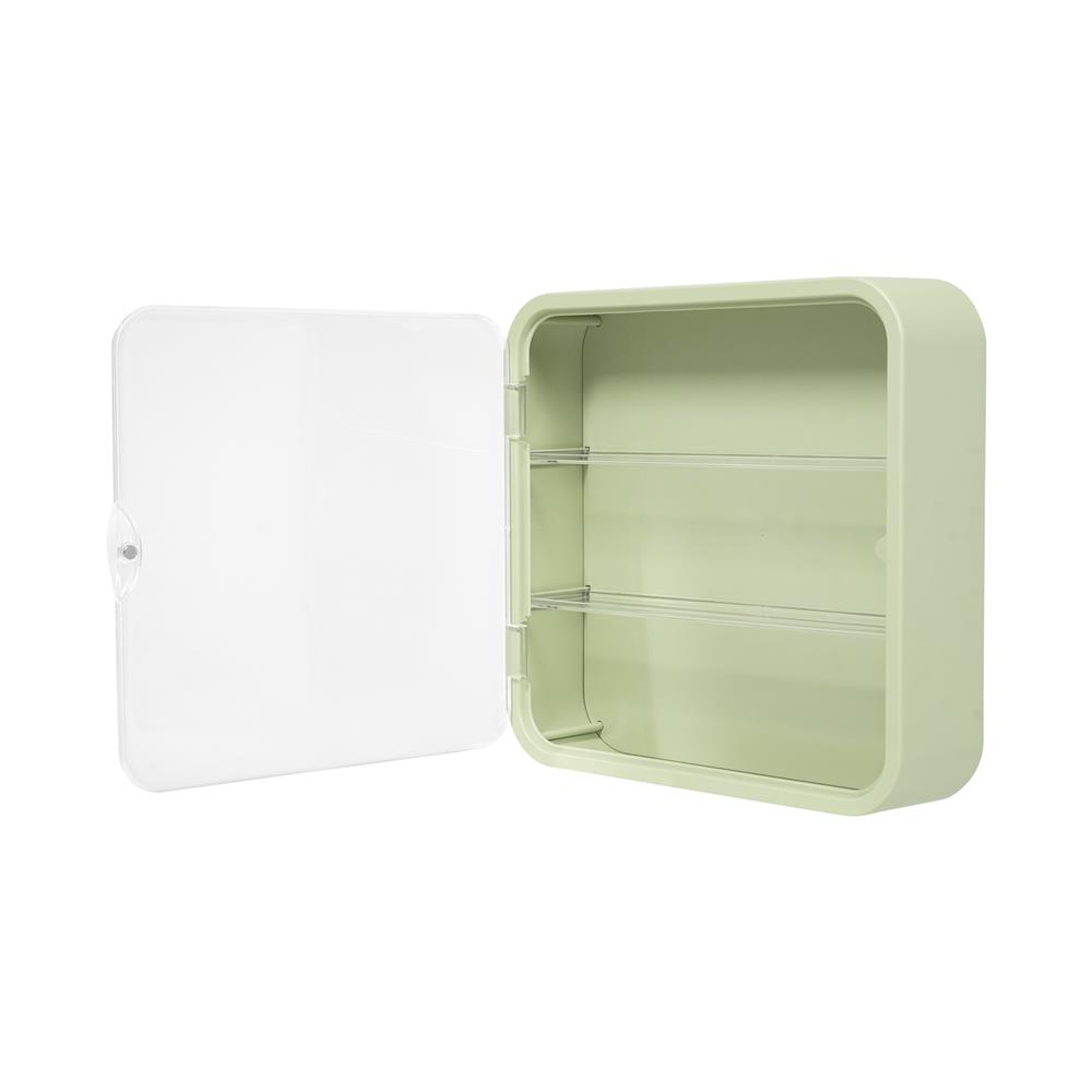 กล่องโชว์โมเดลติดผนัง STACKO PLAY 29.5x8x29.5 ซม. สีเขียว