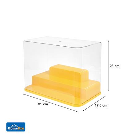 กล่องแท่นวางโชว์โมเดล STACKO PLAY 31x17.5x23 ซม. สีเหลือง_8