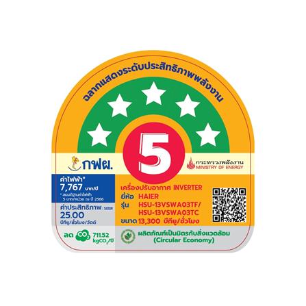 แอร์ผนัง HAIER HAI HSU-13VSWA03T 13300 บีทียู อินเวอร์เตอร์_3
