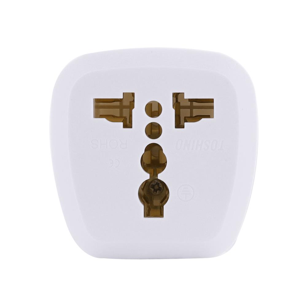 ปลั๊กแปลง 2 IN 1 UNIVERSAL 2 ขาแบน TOSHINO PL16A-E 16 แอมป์