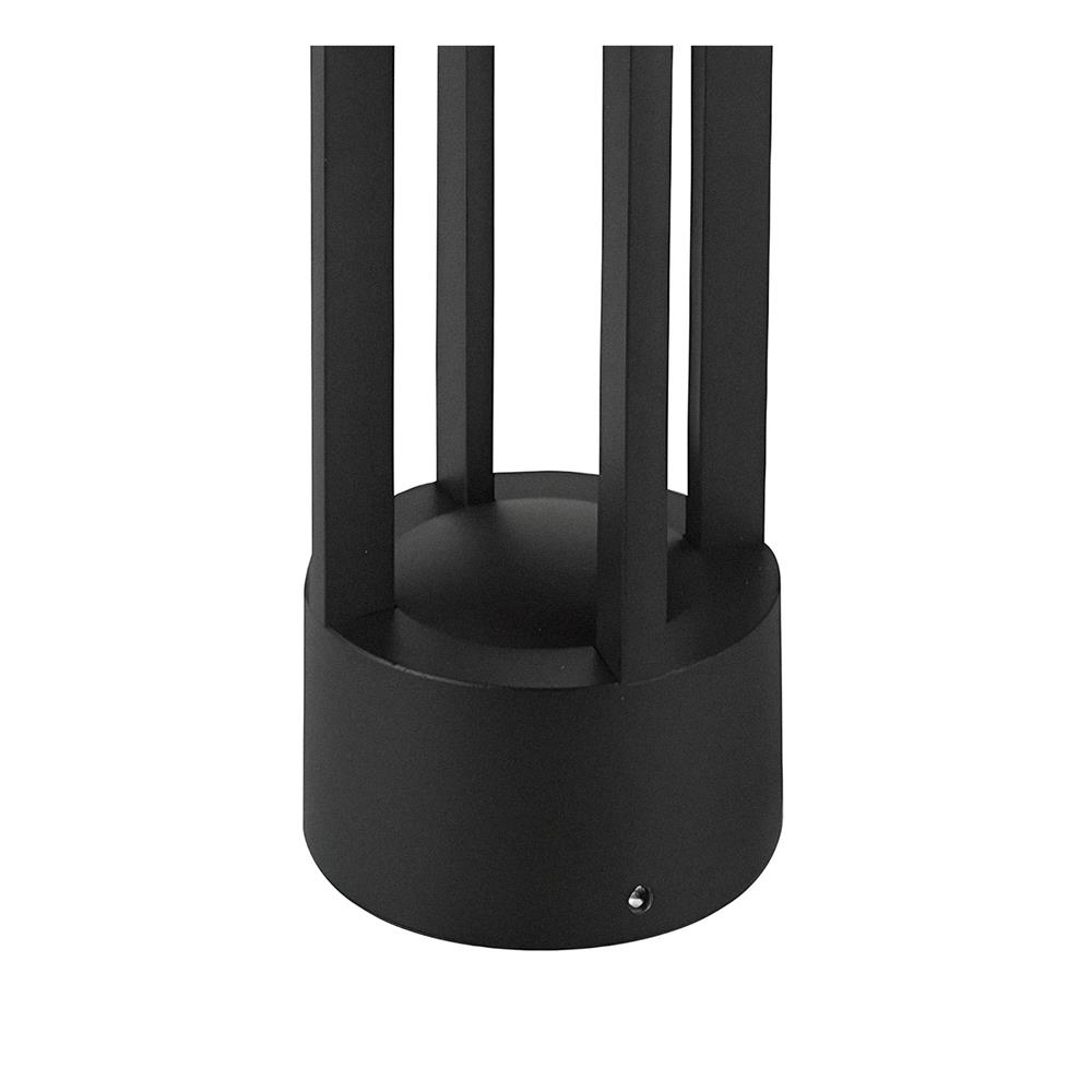 ไฟหัวเสา LED L&E  9P-A0246 6 วัตต์ WARM WHITE สีดำ