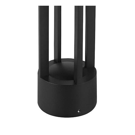 ไฟหัวเสา LED L&E  9P-A0246 6 วัตต์ WARM WHITE สีดำ_3