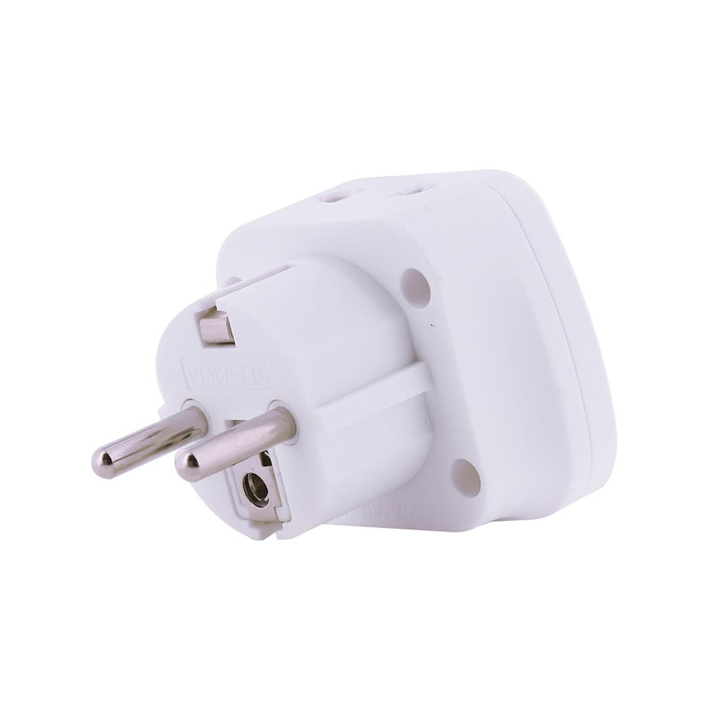 ปลั๊กแปลง 2 IN 1 UNIVERSAL 2 ขากลม TOSHINO PL16A-EU 16 แอมป์