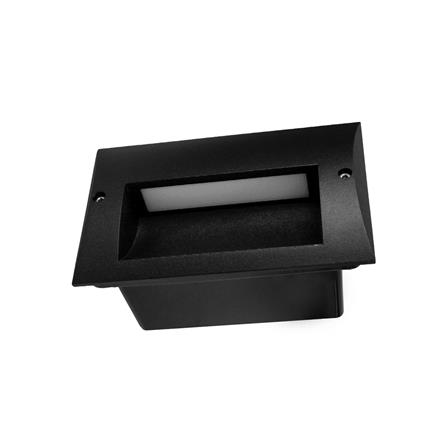 ไฟผนังภายนอก LED L&E 65-A0305 5 วัตต์ WARM WHITE สีดำ_1