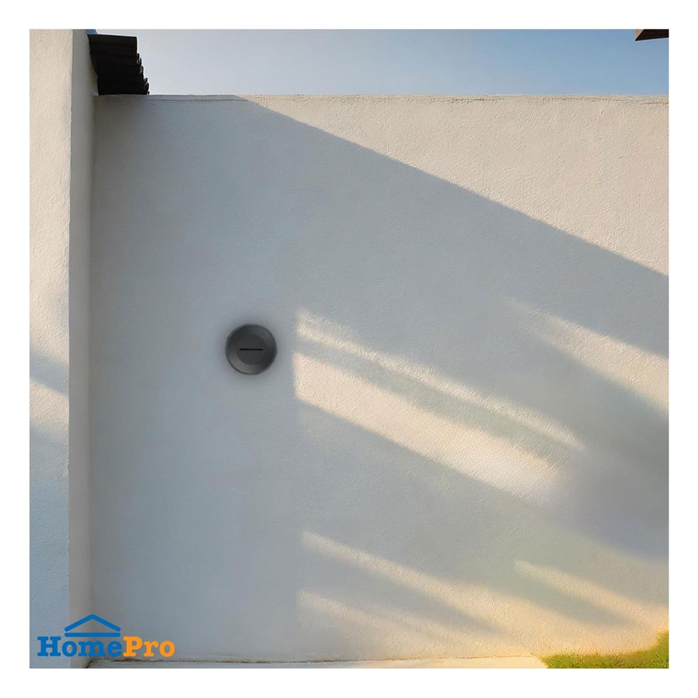 ไฟผนังภายนอก LED L&E 65-A0503 3 วัตต์ WARM WHITE สีดำ