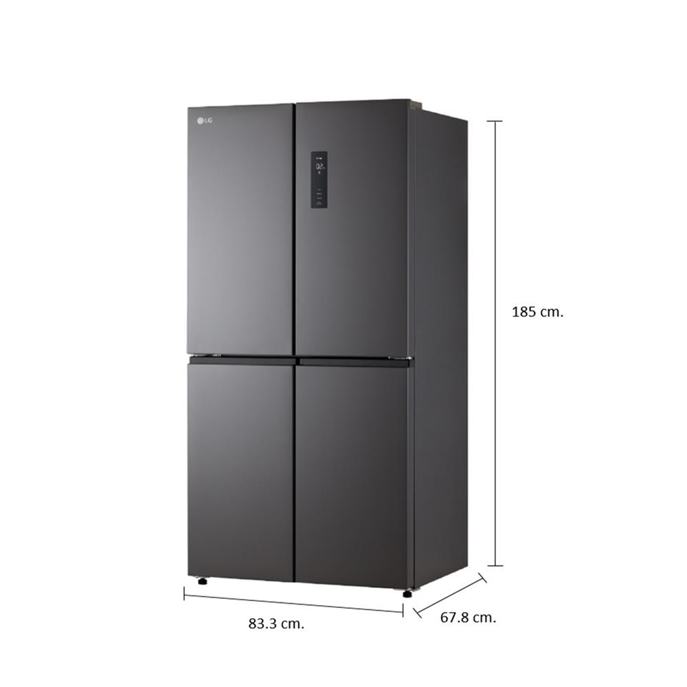 ตู้เย็น MULTI DOOR LG GC-F20FFBFB.ATBPLMT 16.6 คิว สีดำ