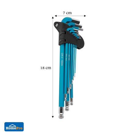 ประแจหกเหลี่ยม MATALL PRO 9 ชิ้น/ชุด_5