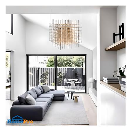 ไฟช่อ LED L&E 01-A0170 100 วัตต์ WARM WHITE สีเงิน 1 หัว_2