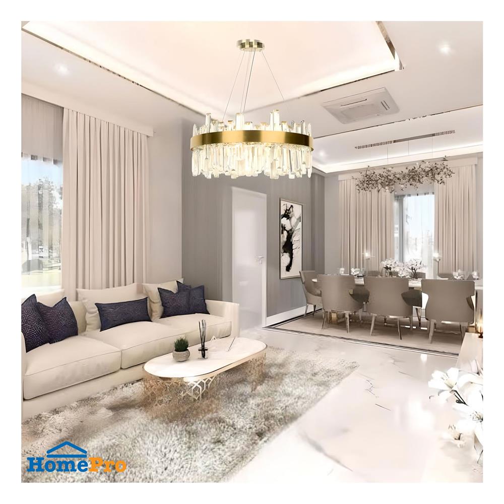 ไฟช่อ LED L&E 01-A0247 35 วัตต์ WARM WHITE สีทอง 1 หัว