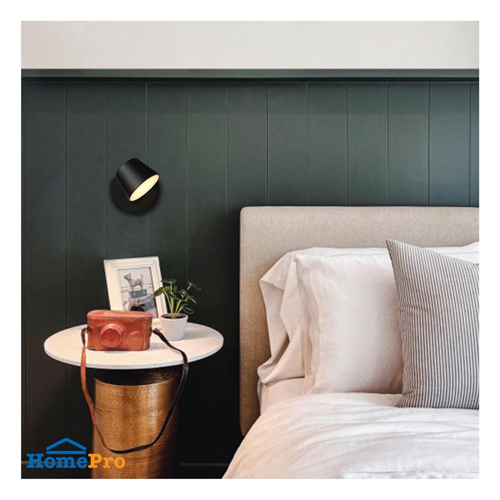 ไฟกิ่งภายใน LED L&E 01-A0217 6 วัตต์ WARM WHITE สีดำ 1 หัว