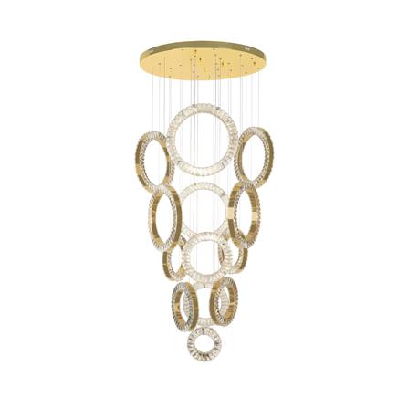 ไฟช่อ LED L&E 01-A0246 150 วัตต์ WARM WHITE สีทอง 13 หัว_0