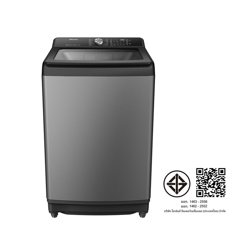 เครื่องซักผ้าฝาบน HISENSE WT5T1715DT 17 กก. อินเวอร์เตอร์ สีเทา