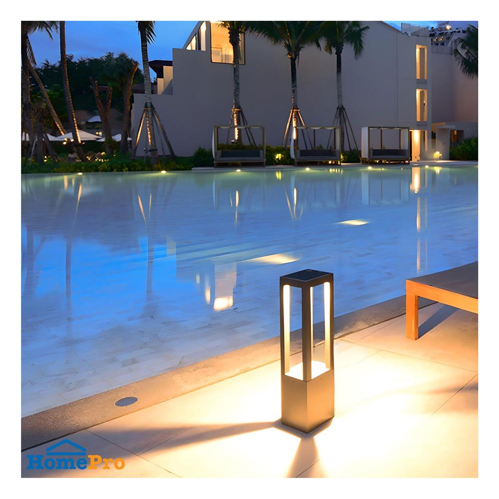 ไฟทางเดิน LED L&E 9P-A0229 6 วัตต์ WARM WHITE สีดำ