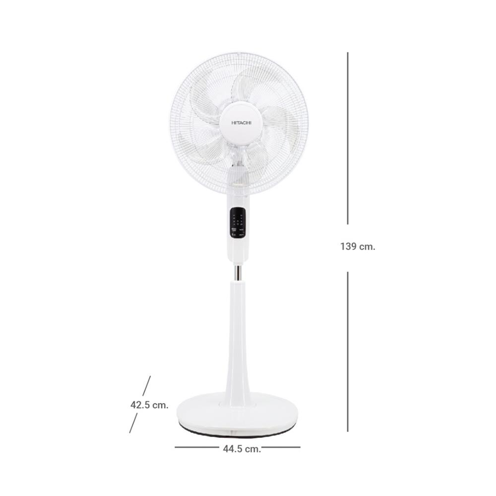 พัดลมตั้งพื้น 16 นิ้ว HITACHI LF-A6RCWN สีขาว