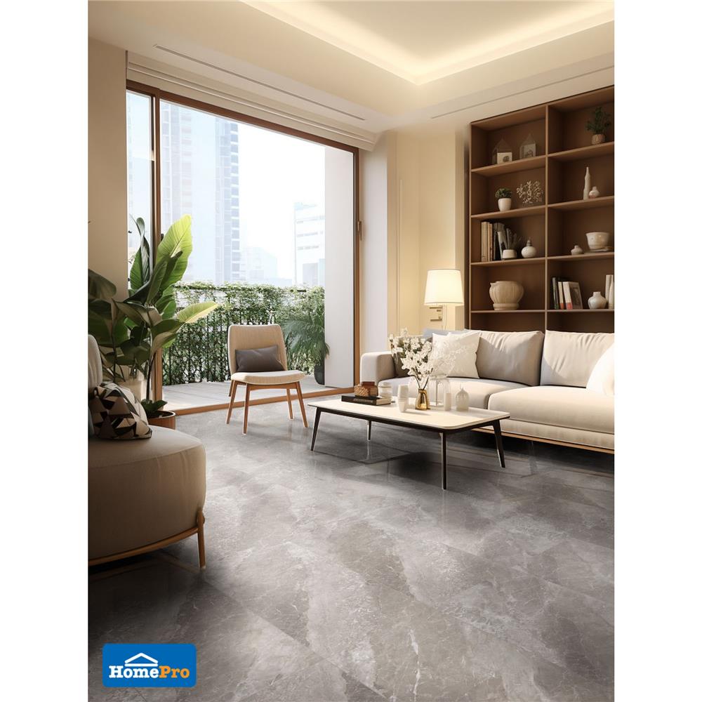 กระเบื้องพื้นพอร์ซเลน 80x160 ซม. TARA เซเลไนด์ น้ำตาลอ่อน 2.56 ตร.ม.