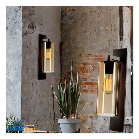 ไฟผนังภายนอก L&E 36-01935 สีน้ำตาล_1