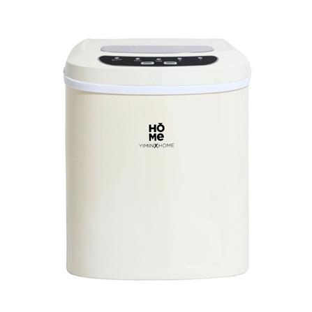 เครื่องทำน้ำแข็งอัตโนมัติ YIMIN HOME HZB-12/SA สีครีม