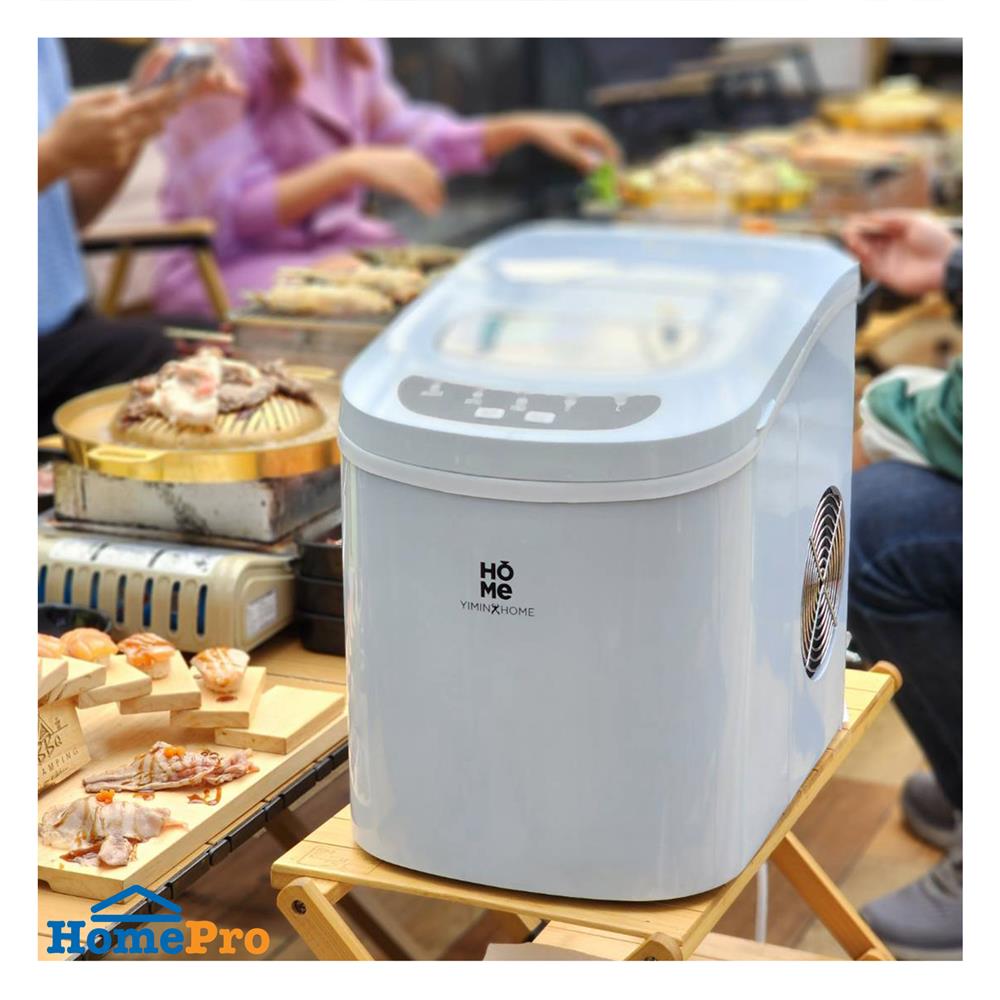 เครื่องทำน้ำแข็งอัตโนมัติ YIMIN HOME HZB-12/SA สีฟ้า