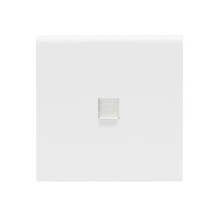 เต้ารับโทรศัพท์ SAHN 6P/4C D17-WHM สีขาวด้าน_0