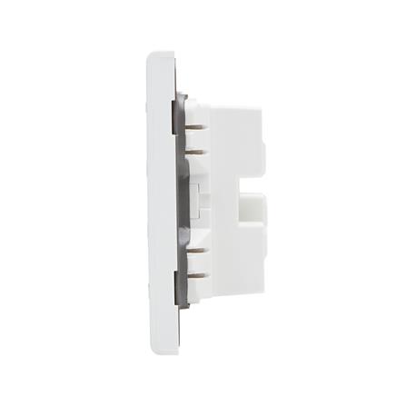 เต้ารับโทรศัพท์ SAHN 6P/4C D17-WHM สีขาวด้าน_2