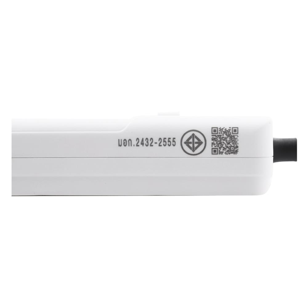 รางปลั๊กไฟ 6 ช่อง 2 สวิตช์ TOSHINO 10A SOD-63 3 ม.