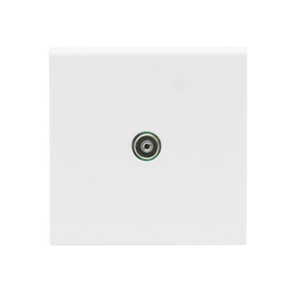 เต้ารับโทรทัศน์ SAHN D15-WHM สีขาวด้าน_1