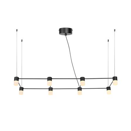 ไฟช่อ LED LUMAX 01-A0252 8 วัตต์ WARM WHITE สีดำ 8 หัว_0