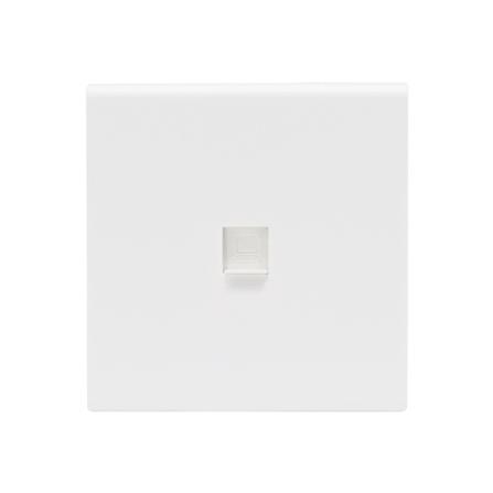 เต้ารับคอมพิวเตอร์ CAT6 SAHN D18-WHM สีขาวด้าน_0