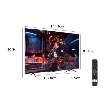 ทีวีคิวแอลอีดี 65 นิ้ว TCL (4K, QLED, GOOGLE TV) 65C747_5