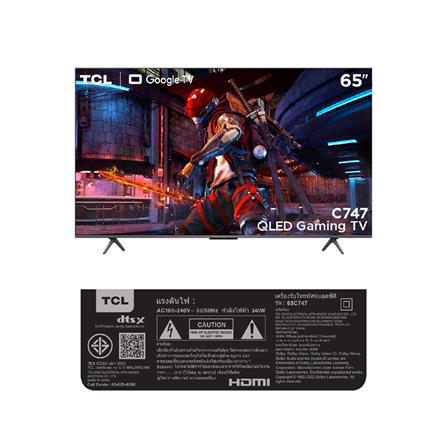 ทีวีคิวแอลอีดี 65 นิ้ว TCL (4K, QLED, GOOGLE TV) 65C747_6