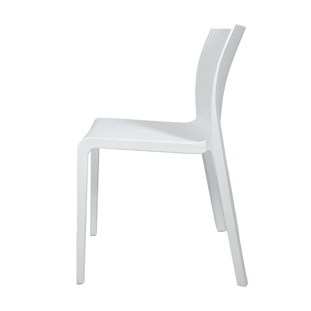 เก้าอี้พลาสติก SPRING PRIM สีขาว