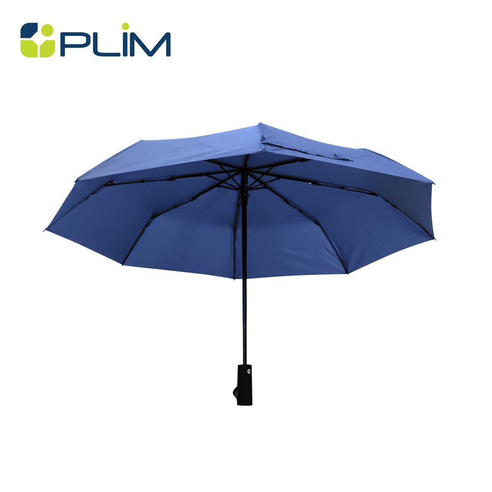 ร่มพับ 3 ตอน PLIM AUTO RAINNY สีน้ำเงิน_1